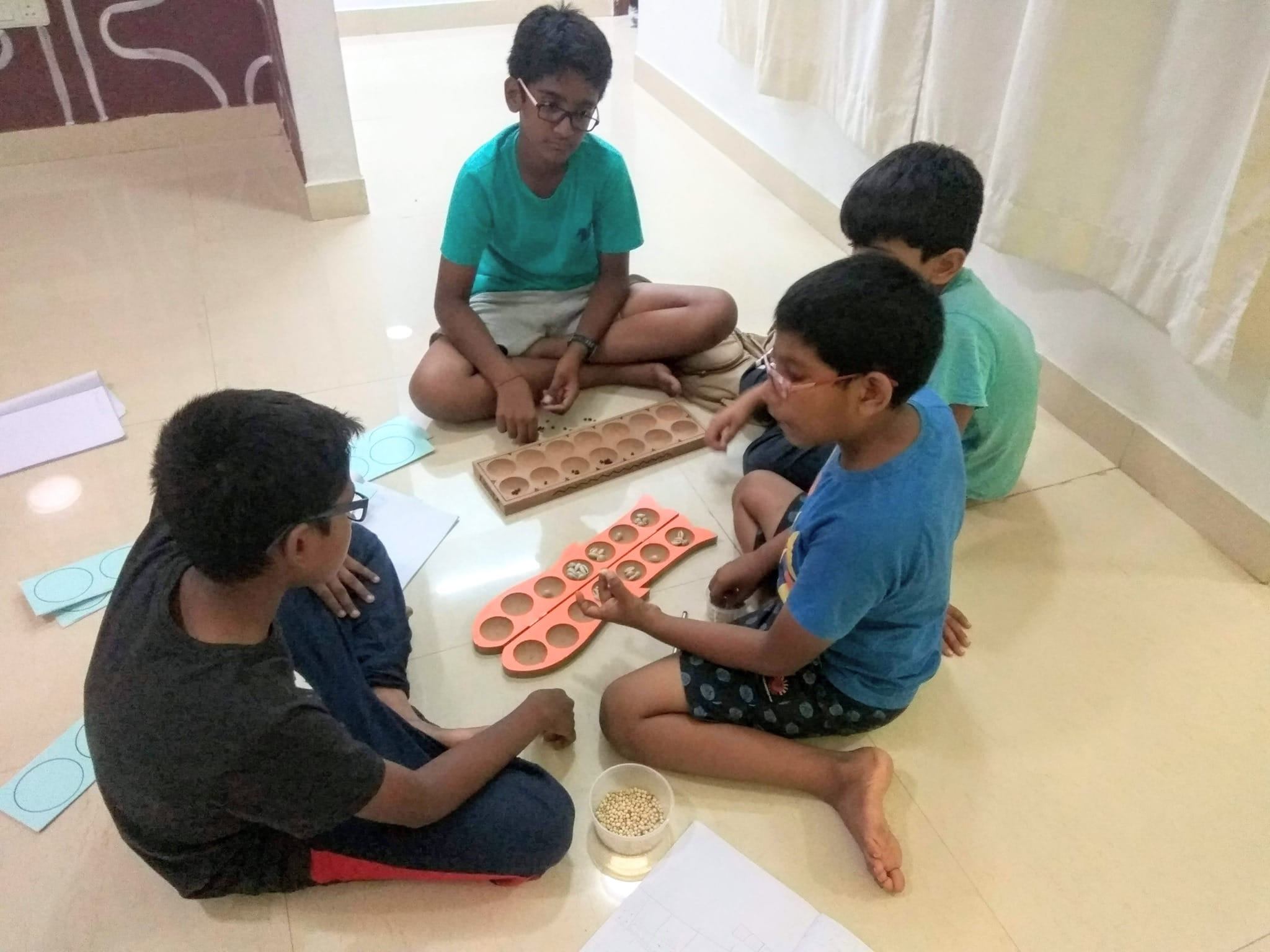 Collaborative math is intense fun